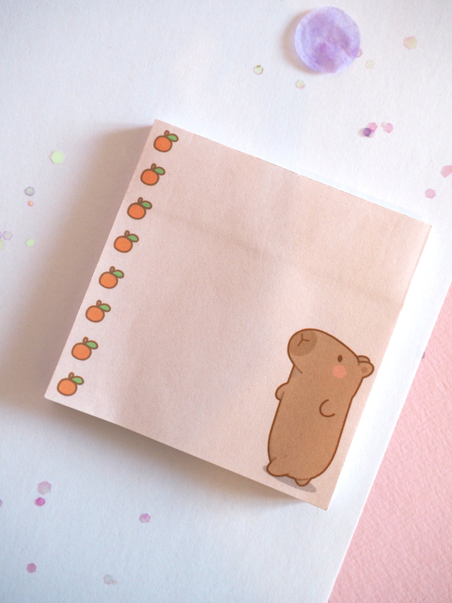Capybara sticky notes