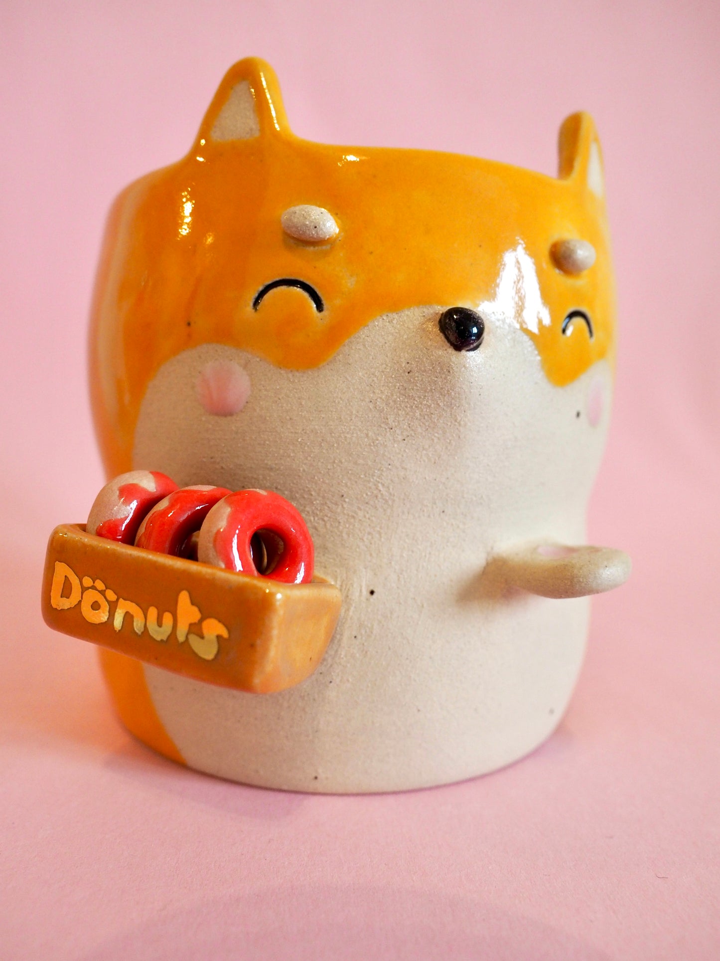 Sami Shiba Donuts Pot