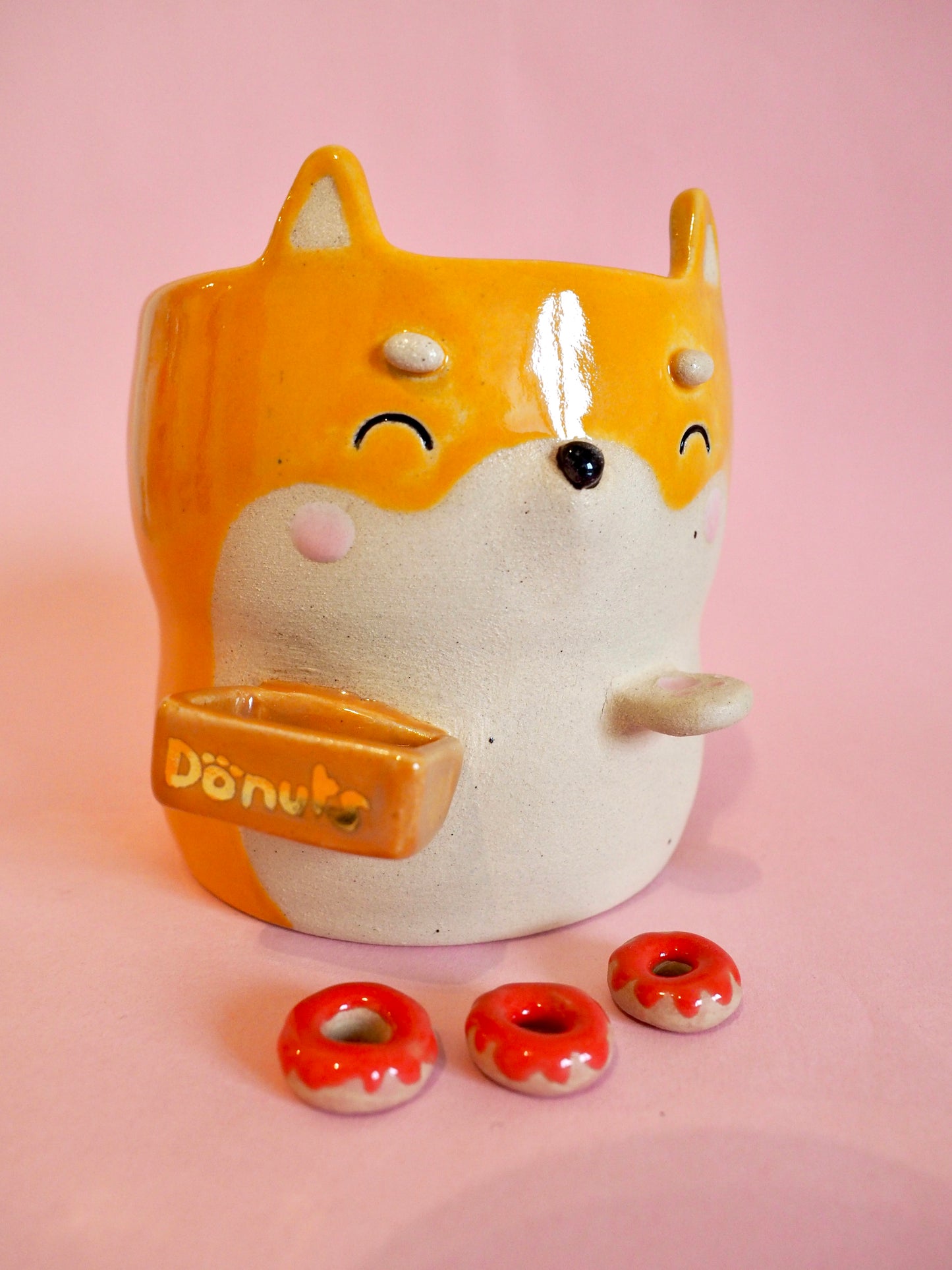 Sami Shiba Donuts Pot