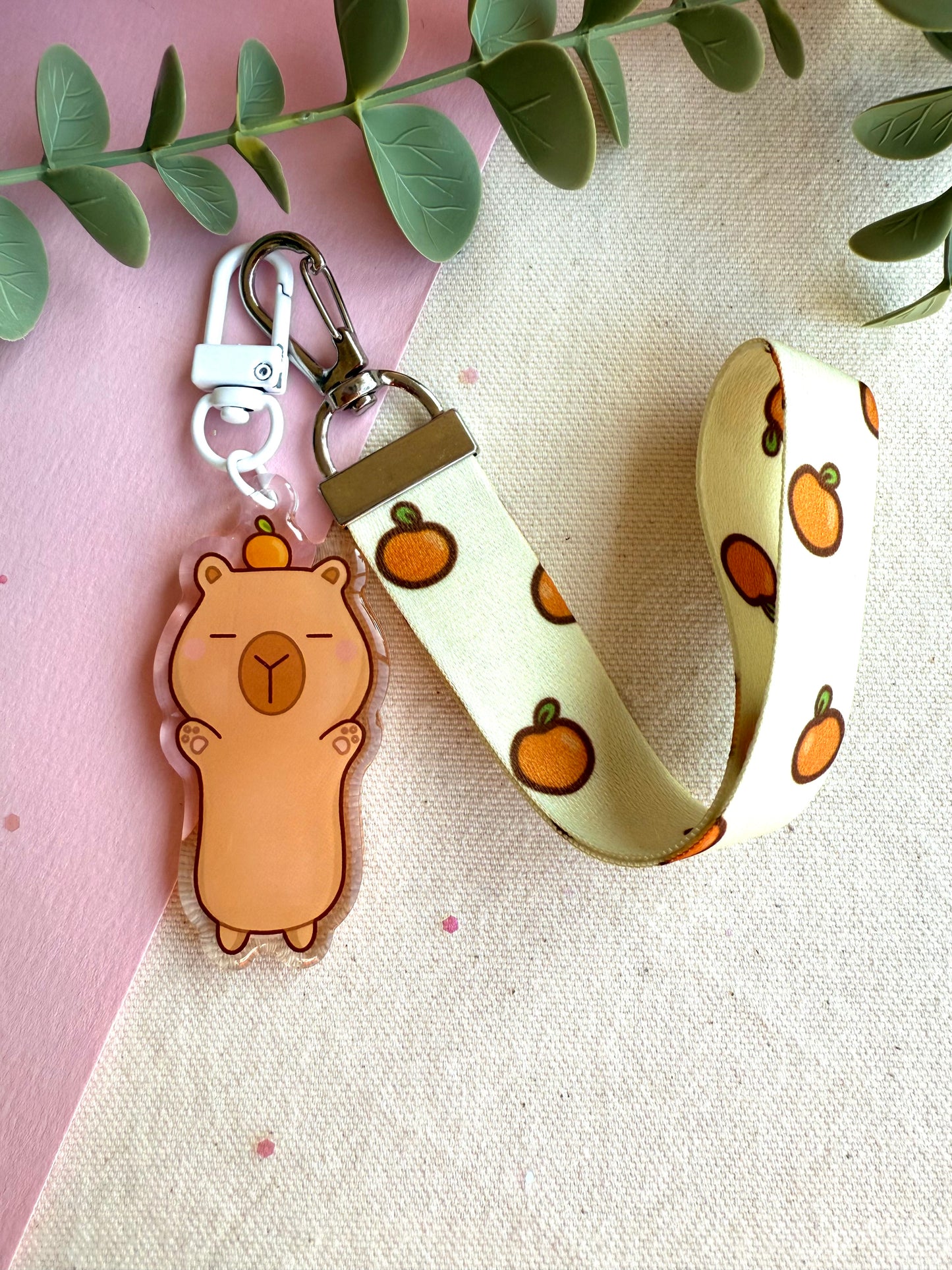 Capybara keychain
