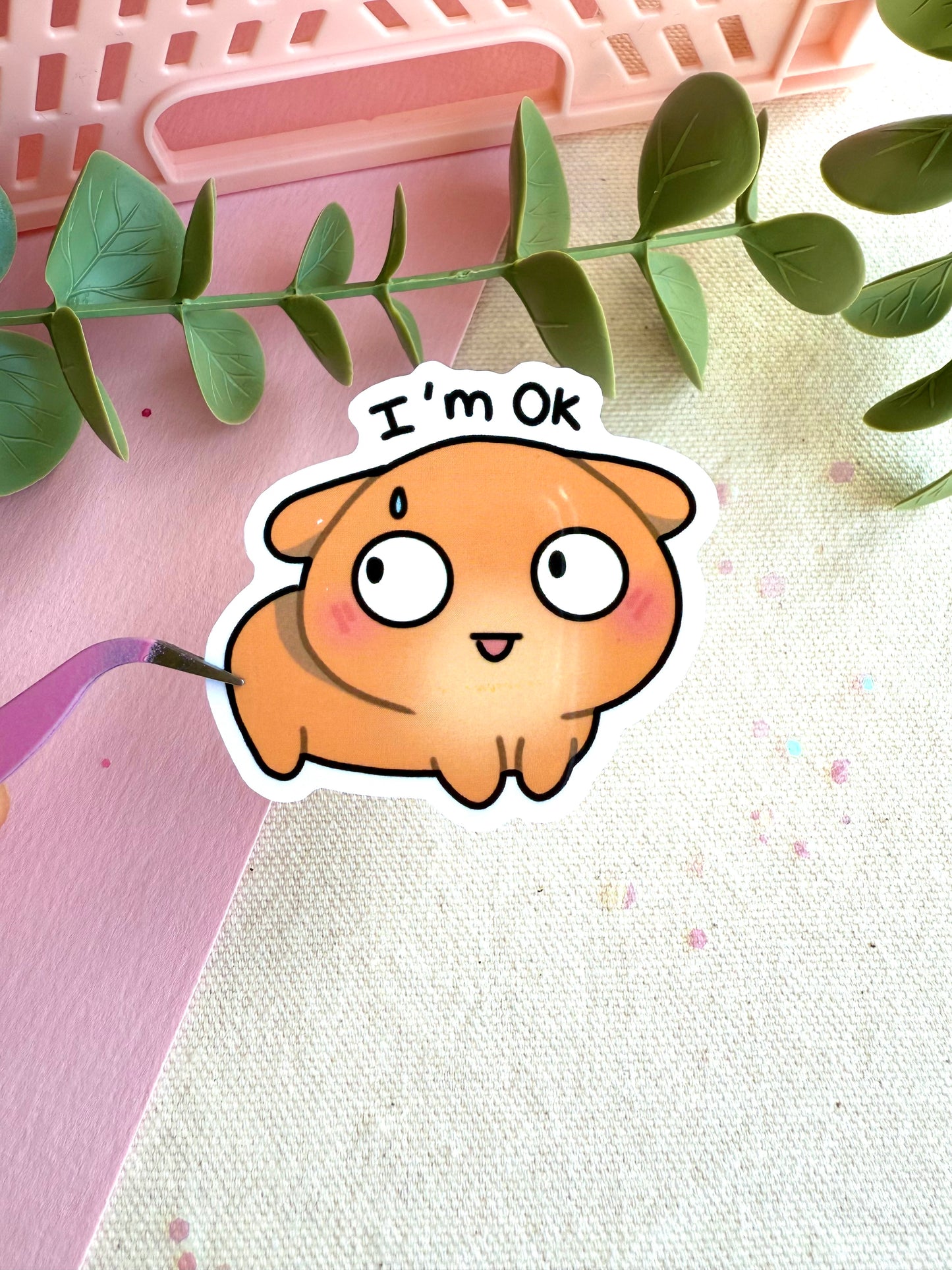 Guinea pig moods sticker