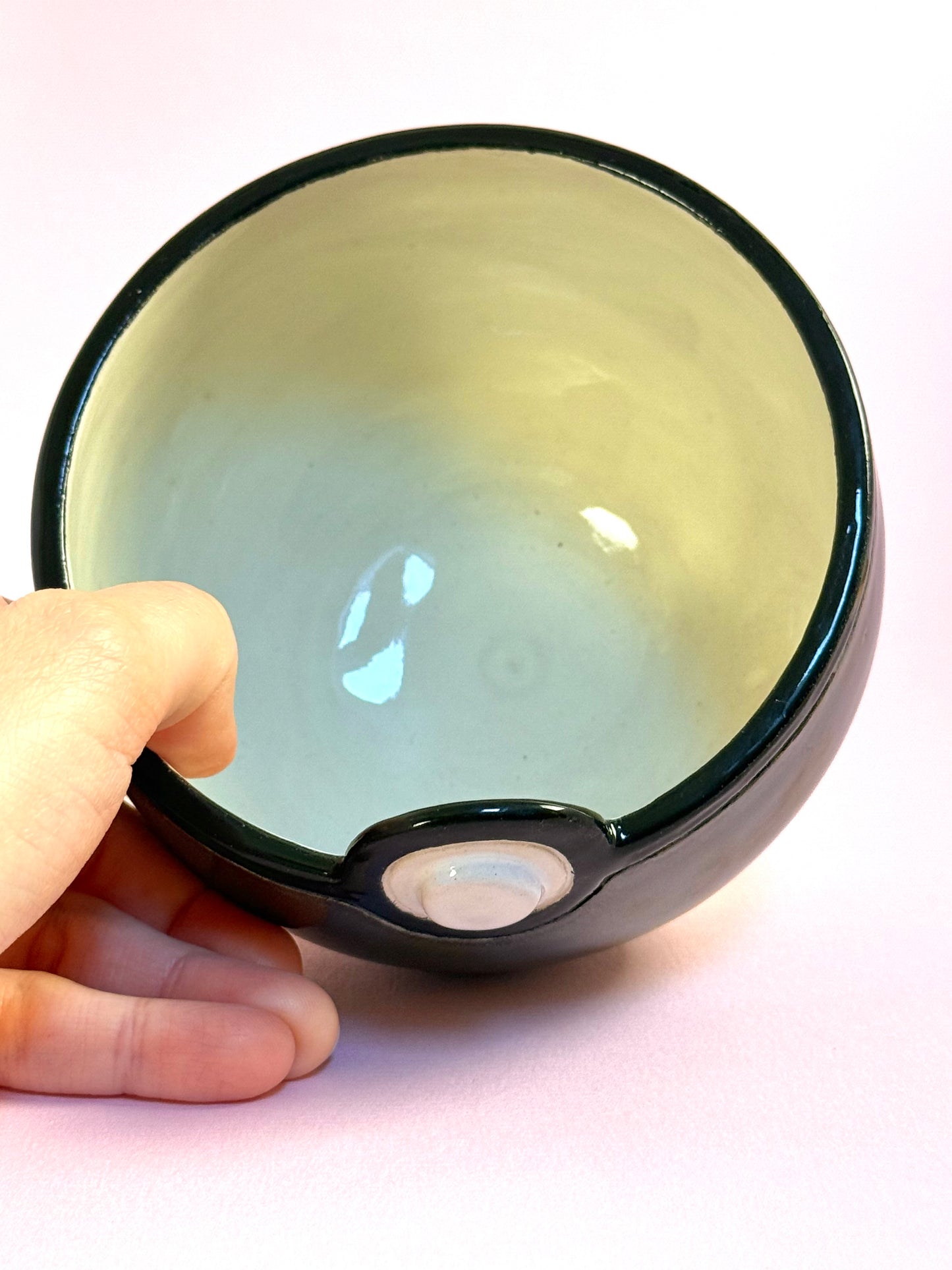 Poke-bowl chrome finish