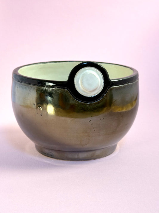 Poke-bowl chrome finish