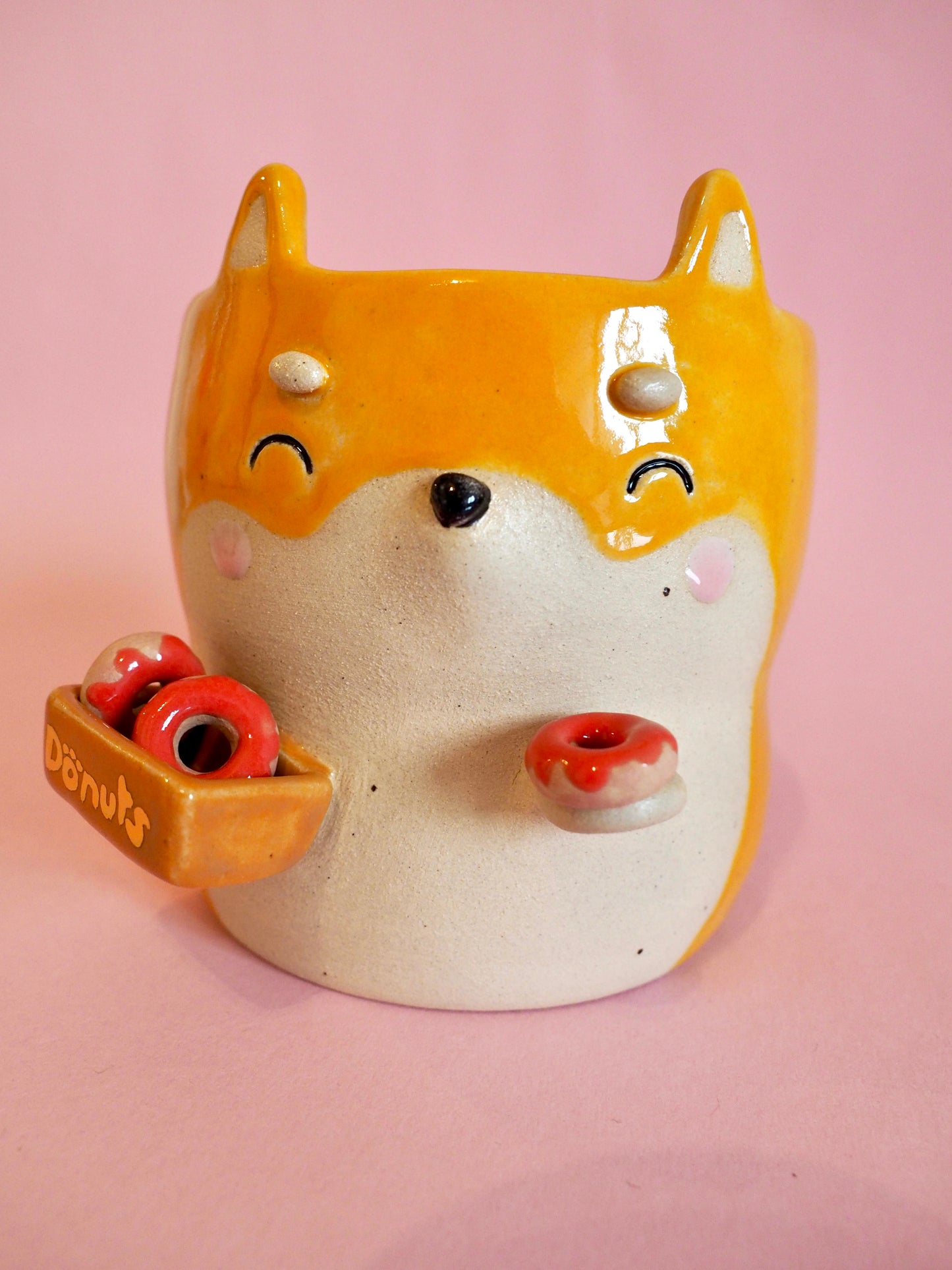 Sami Shiba Donuts Pot