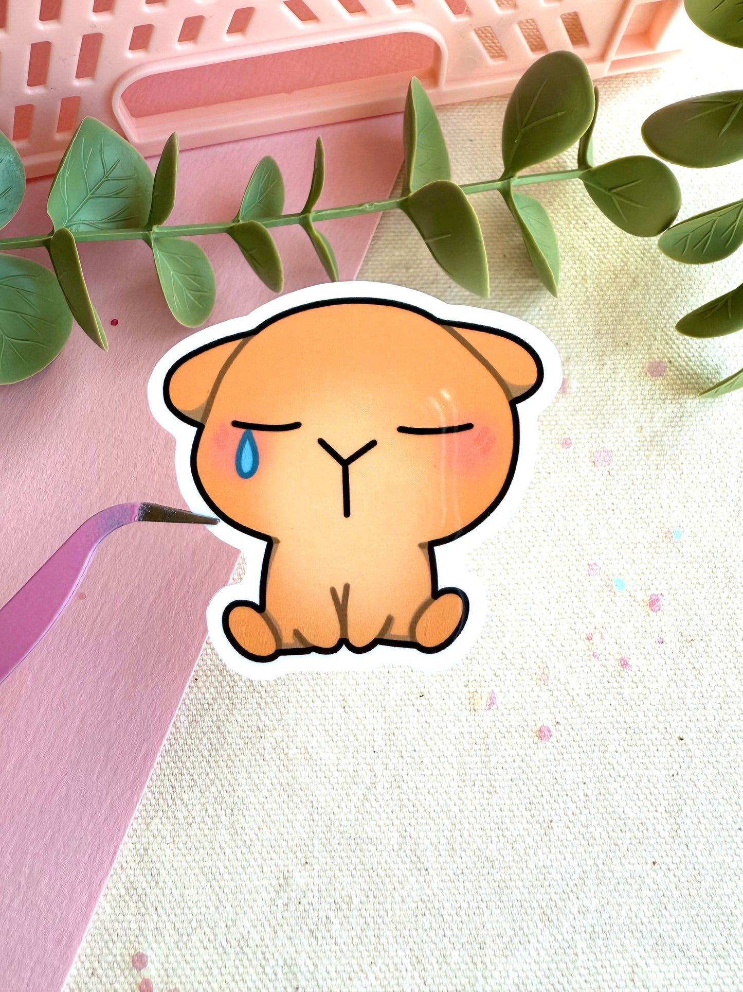 Guinea pig moods sticker